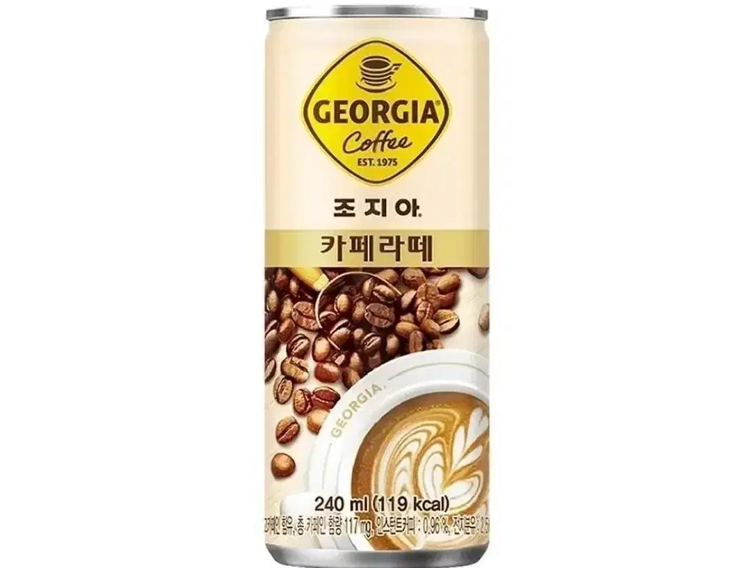 조지아 카페라떼 캔커피 240ml 30개